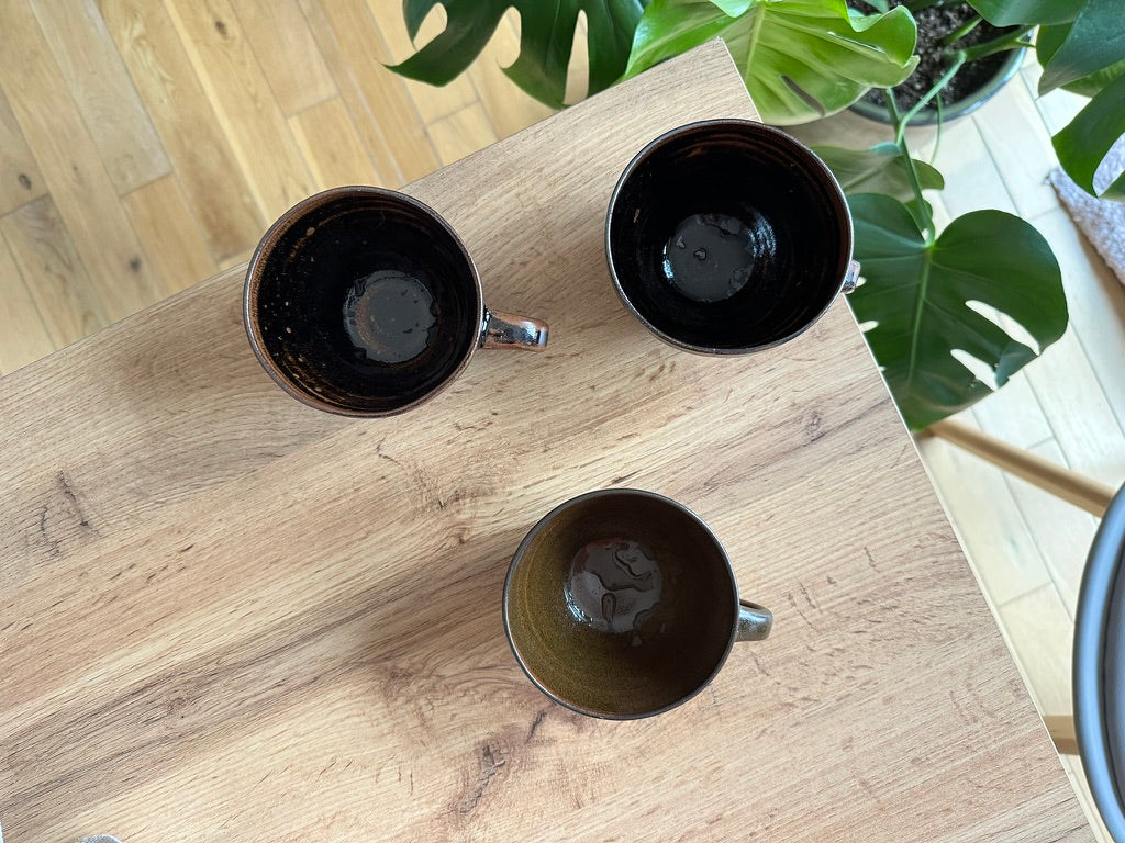 Latte cups (Tenmoku)