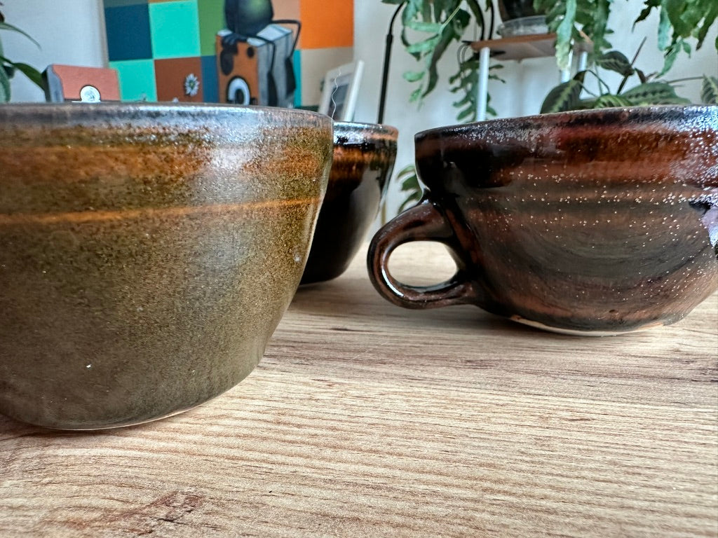 Latte cups (Tenmoku)